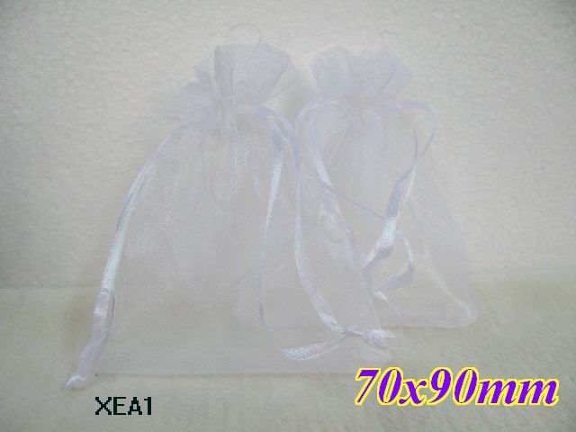 Various White Wedding gift favor bag jewelry organza pouches 
