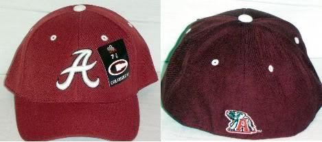 Alabama Crimson Tide NCAA Cap Fitted Hat 7 3/8  