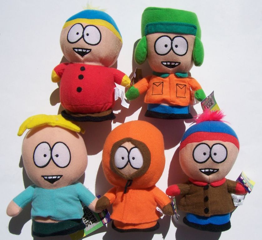 South park plush Doll Toy Cartman, Kyle, Butter, Kenny, Stan (7 8.
