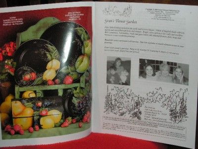 Ros Stallcup Grans Flower Garden  Traceable ART BOOK  