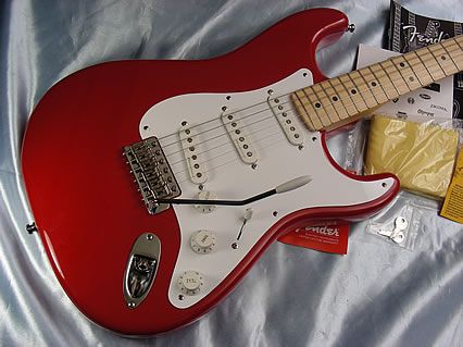 06 Fender Eric Clapton Signature Stratocaster American Strat USA Red 