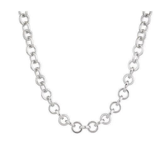 Anthony Nak Sterling Silver Loop & Toggle 18 Necklace   