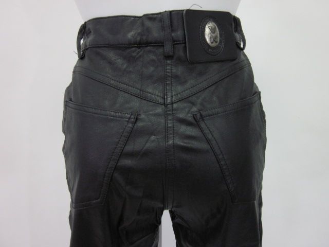 VOTRE NOM JEANS Black Faux Leather Skinny Pants Sz 36  