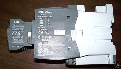 New ABB AL30 Contactor with ABB CA5 3 Ph IEC 60947 4 1  