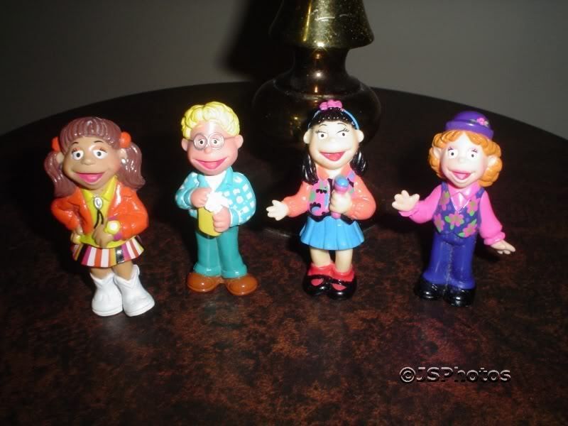 The Puzzle Place Set of 4 Character Dolls 1993  