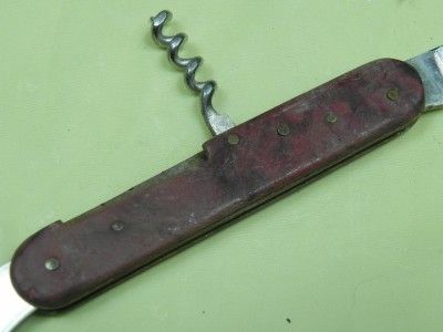 VINTAGE SOVIET RUSSIAN WW2 POCKET FOLDING KNIFE MARKED  