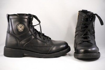   Harley Davidson Black Leather Riding Boots US 10 UK 9 EUR 43  