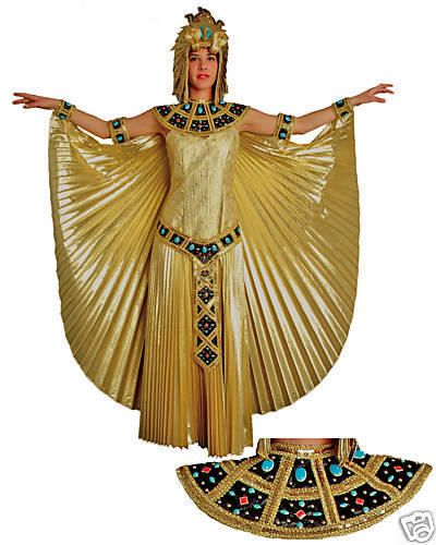 Cleopatra egyptian queen costume small medium large.