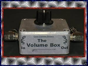 METAL VOLUME BOX GUITAR ATTENUATOR FOR RIVERA AMPLIFIER  